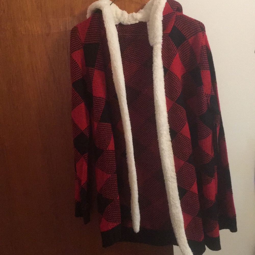 Brand new plaid jacket.